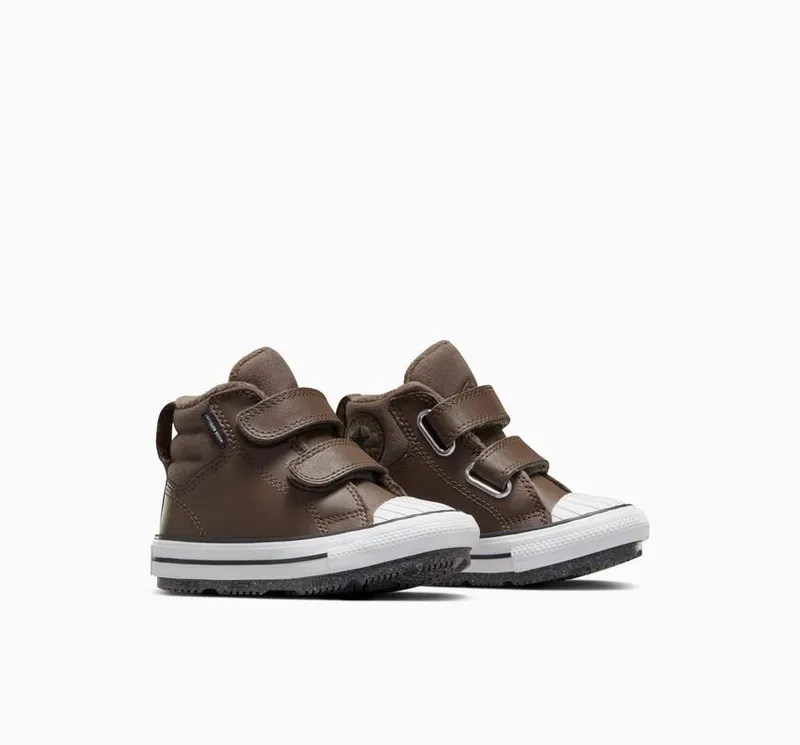 Converse Chuck Taylor All Star Berkshire Boot Easy-On Leather Engine Smoke/black/white (A04814C)