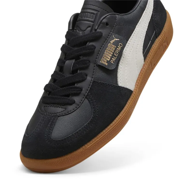 Puma Palermo Leather Puma Black / Feather Gray / Gum (396464-03)