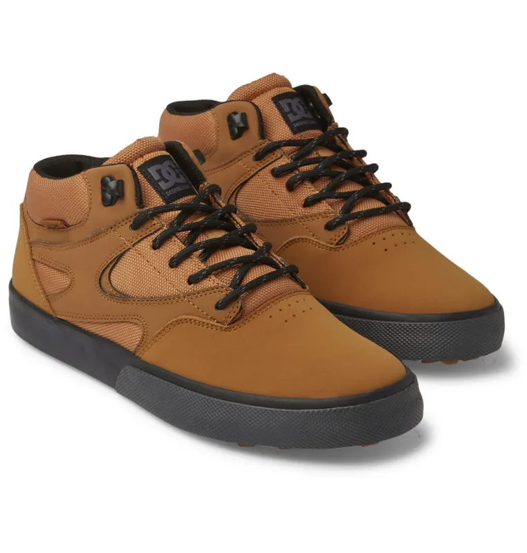DC Shoes Kalis Vulc Mid Wnt black/wheat (ADYS300744-KWH)