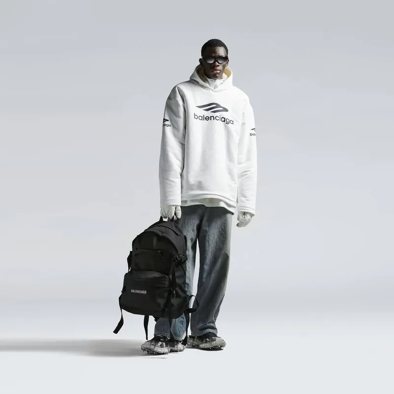 Balenciaga 3xl Ski Sneaker White / Black (766034W3XR39710)