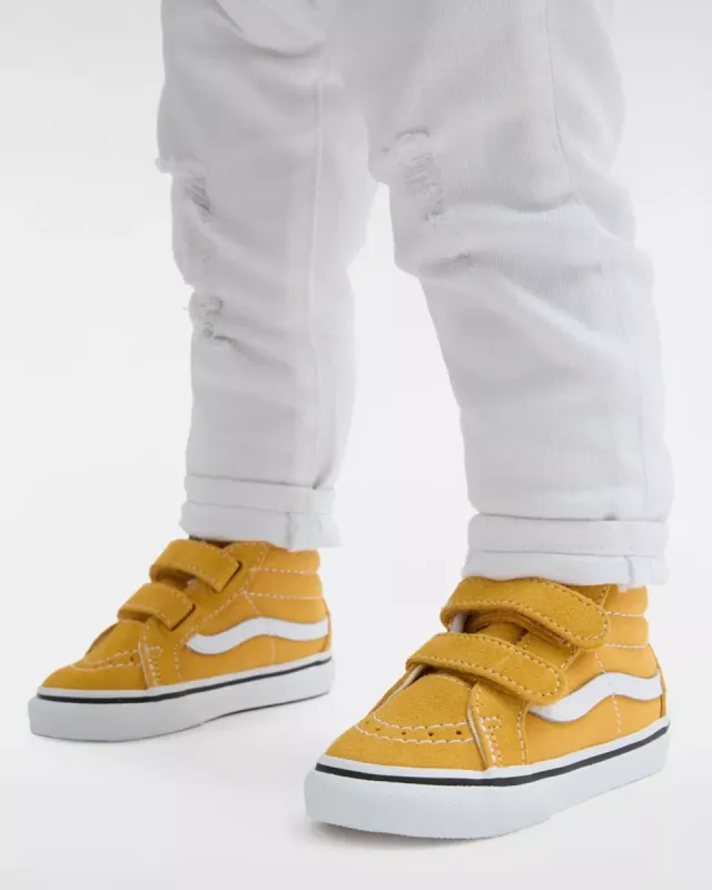 VANS Sk8-mid Reissue Met Klittenband Geel (VN0A5DXDLSV)