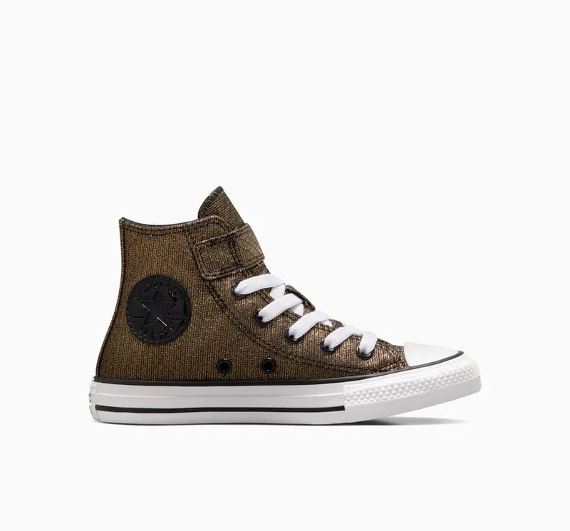 Converse Chuck Taylor All Star Easy On Sparkle Zwart/goud/wit (A05504C)