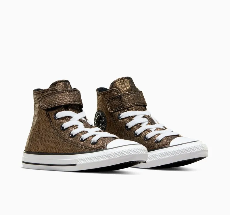 Converse Chuck Taylor All Star Easy On Sparkle Zwart/goud/wit (A05504C)