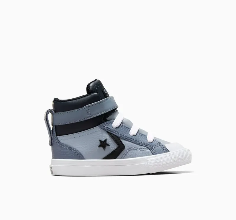 Converse Pro Blaze Strap Leather Heirloom Silver/zwart/wit (A05522C)