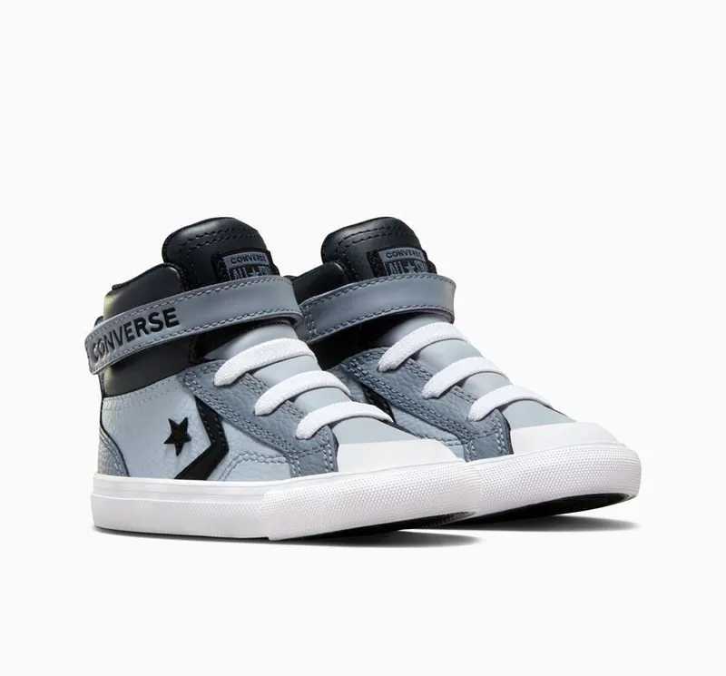 Converse Pro Blaze Strap Leather Heirloom Silver/zwart/wit (A05522C)