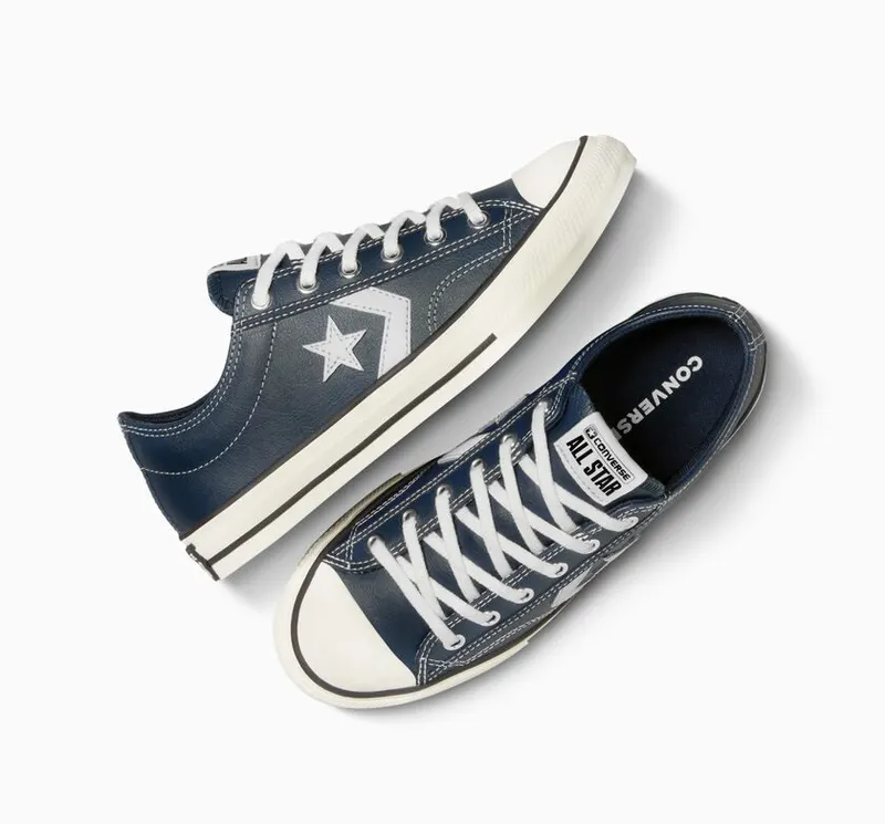 Converse Star Player 76 Leather Obsidian/egret/zwart (A05547C)