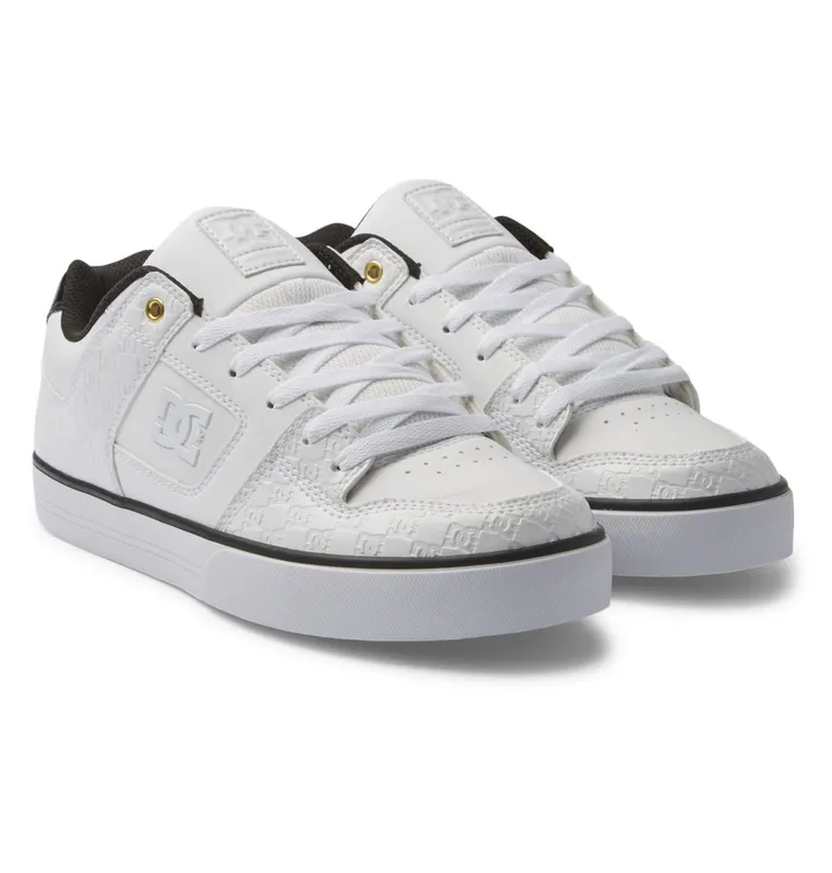 DC Shoes Pure Se Sn white/silver sparkle (ADYS100747-WKL)