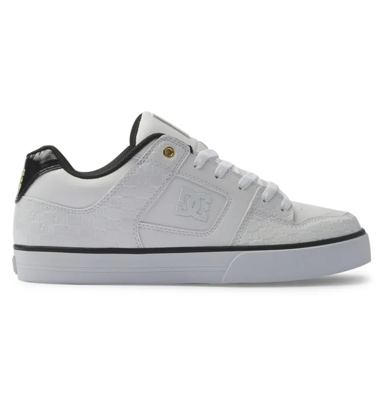 DC Shoes Pure Se Sn white/silver sparkle (ADYS100747-WKL)