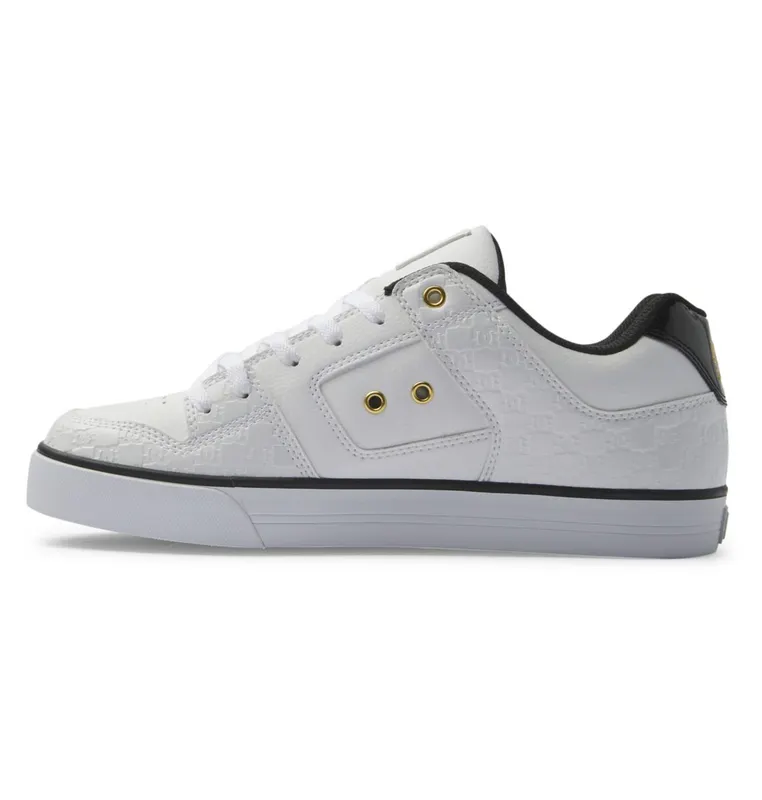 DC Shoes Pure Se Sn white/silver sparkle (ADYS100747-WKL)