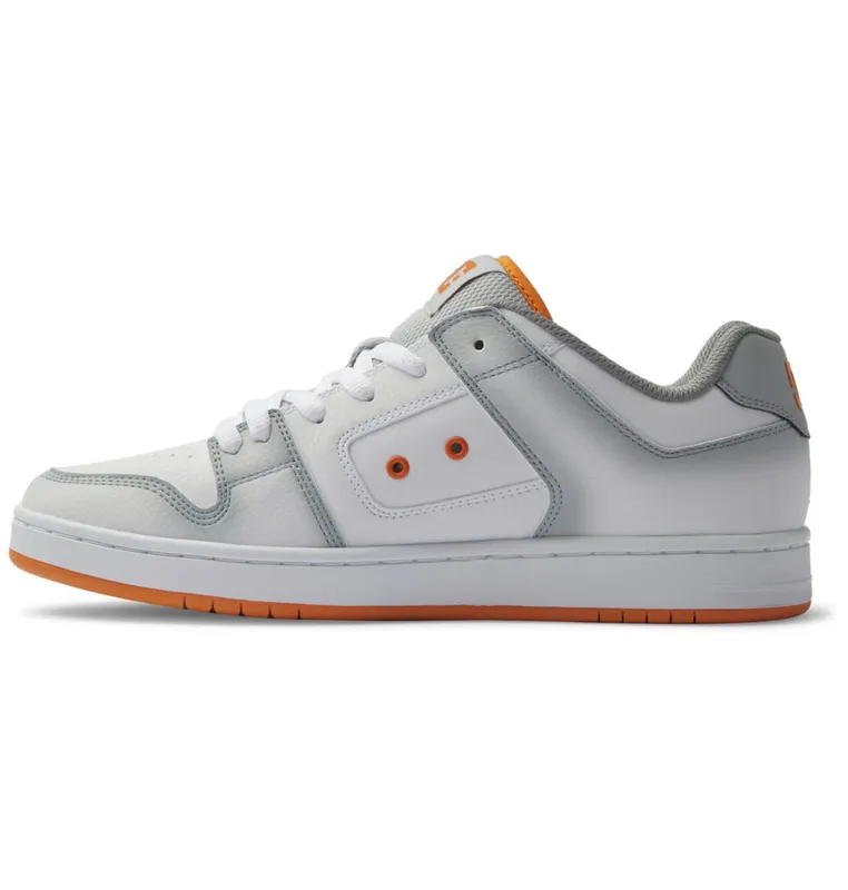 DC Shoes Manteca Se white/grey/orange (ADYS100767-XWSN)