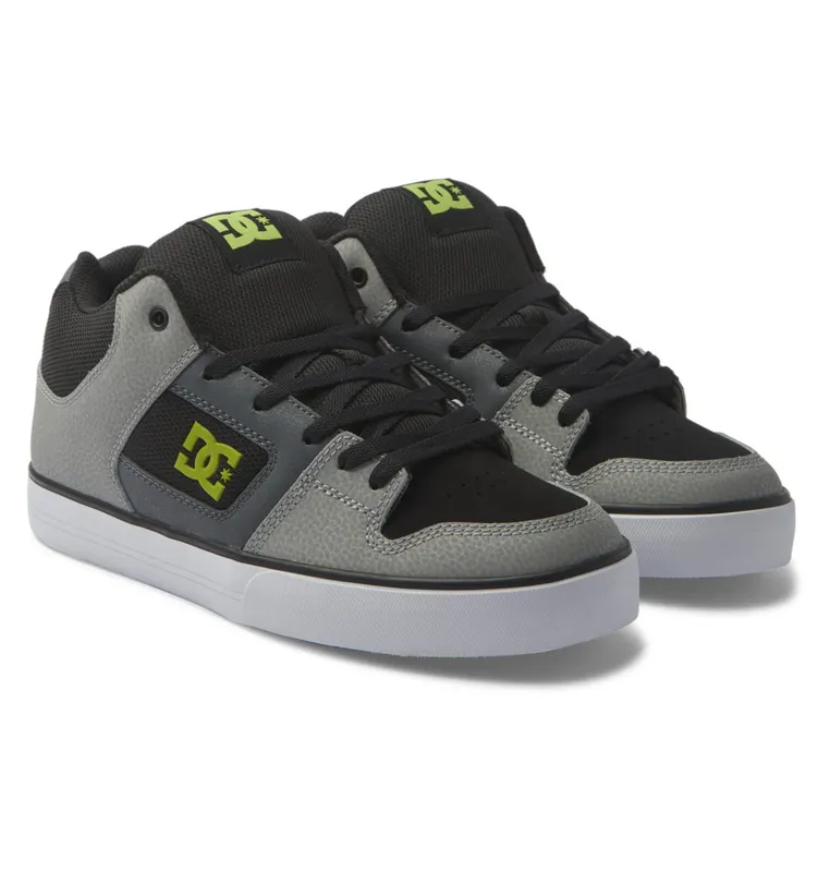 DC Shoes Pure Mid black/grey/green (ADYS400082-XKSG)