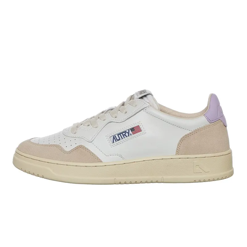 Autry Medalist Low White / Ps Lilac (AULMLS68)