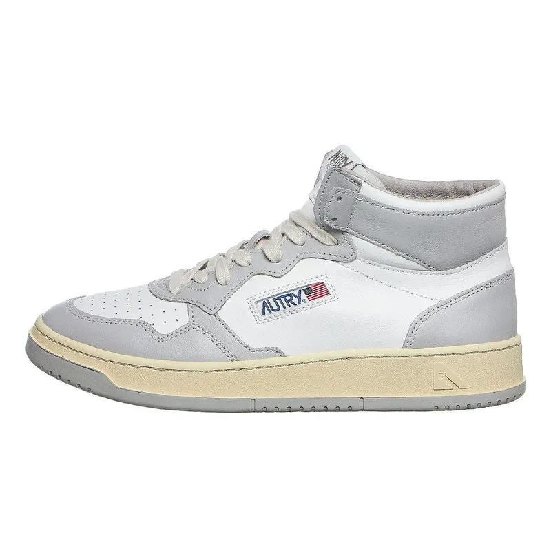 Autry Medalist Mid White / Vapor (AUMMWB10)