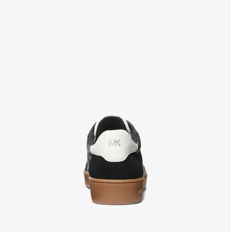 Michael Kors MK Scotty Leather Trainers – Black (43S4SCFS4L-0001)