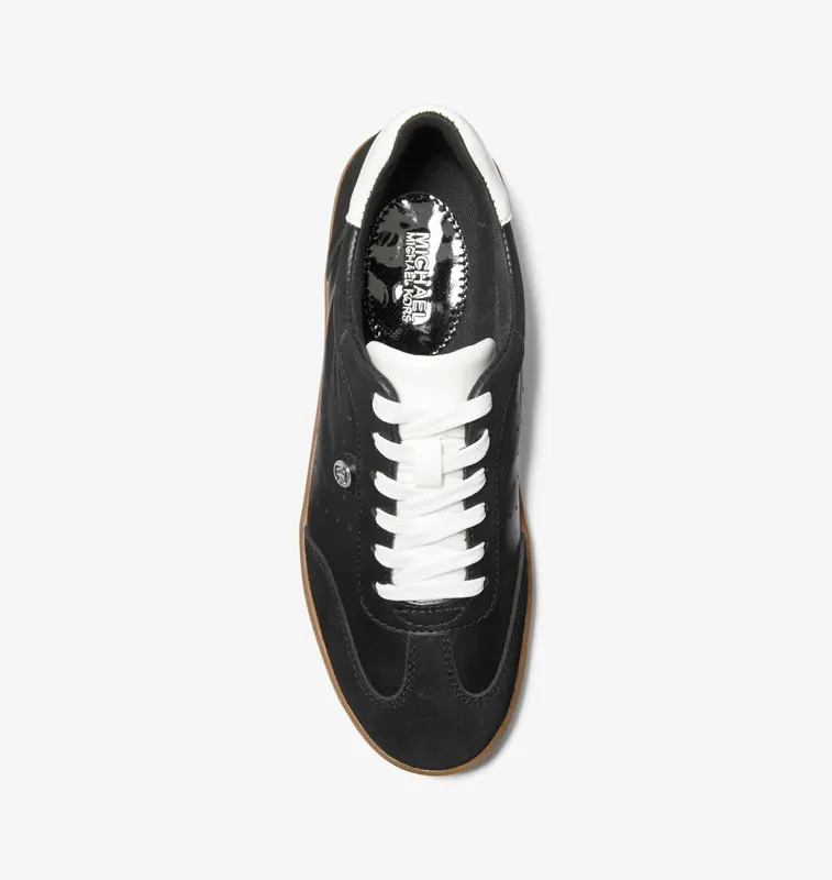Michael Kors MK Scotty Leather Trainers – Black (43S4SCFS4L-0001)