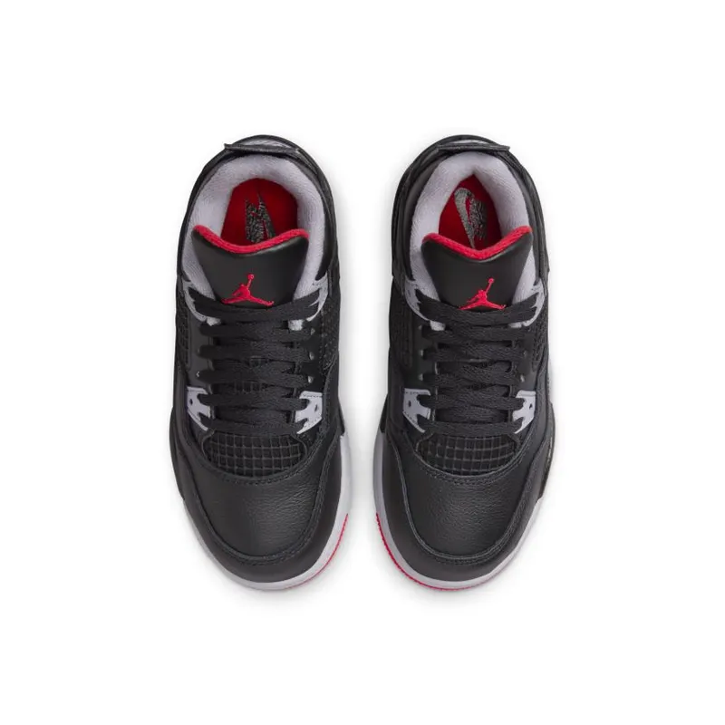 Jordan Brand Jordan 4 Retro ‘Bred Reimagined’ (Preschool) Black (BQ7669-006)