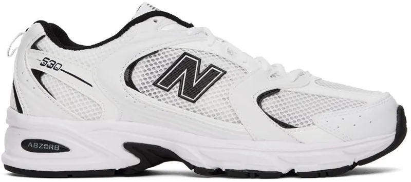 New Balance 530 White Black Details (MR530EWB)