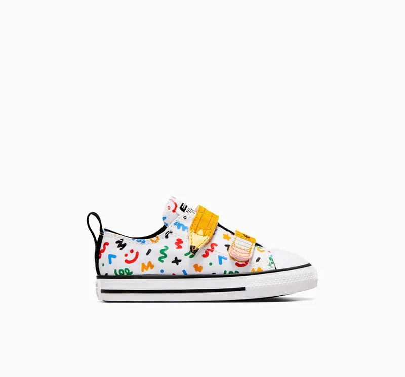 Converse Chuck Taylor All Star Easy On Doodles Wit/geel/zwart (A07219C)