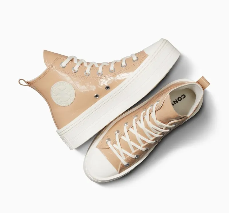Converse Chuck Taylor All Star Modern Lift Platform Embossed Epic Dune/epic Dune/egret (A07658C)
