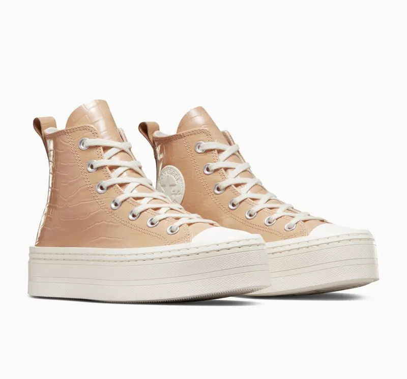 Converse Chuck Taylor All Star Modern Lift Platform Embossed Epic Dune/epic Dune/egret (A07658C)