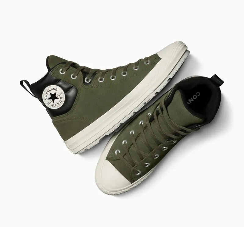 Converse Chuck Taylor All Star Berkshire Boot Suede Cargo Khaki/black/egret (A07939C)