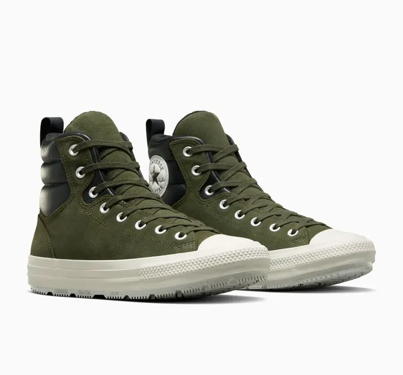 Converse Chuck Taylor All Star Berkshire Boot Suede Cargo Khaki/black/egret (A07939C)