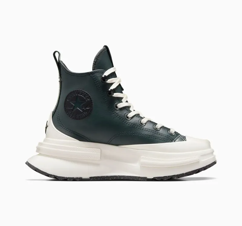 Converse Run Star Legacy CX Platform Fleece-Lined Leather Secret Pines/egret/black (A07940C)