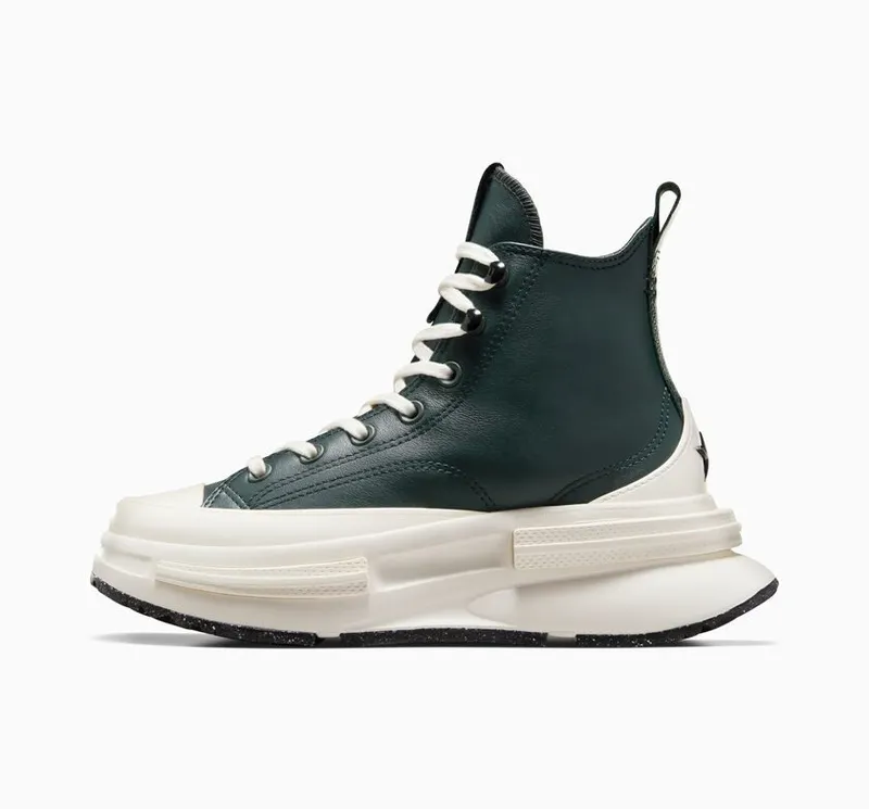 Converse Run Star Legacy CX Platform Fleece-Lined Leather Secret Pines/egret/black (A07940C)