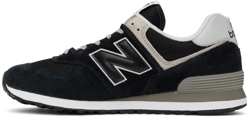 New Balance Black 574 Core Sneakers (ML574EVB)
