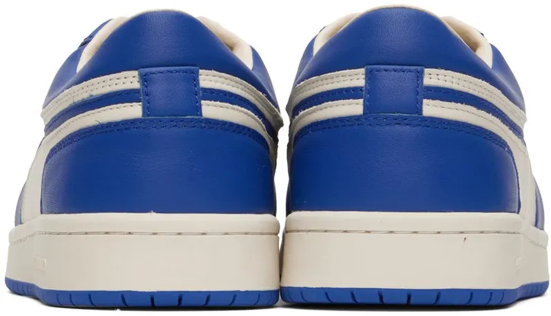 CALVINLUO Blue Square Toe Sneakers (CLFM22127)