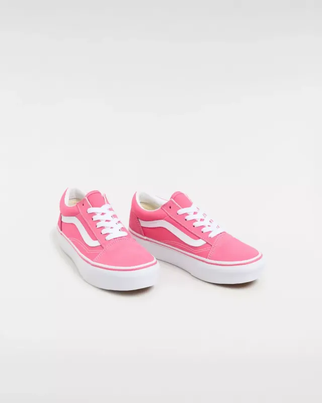 VANS Old Skool Platform Kinderschoenen Zwart (VN0009PDG3X)