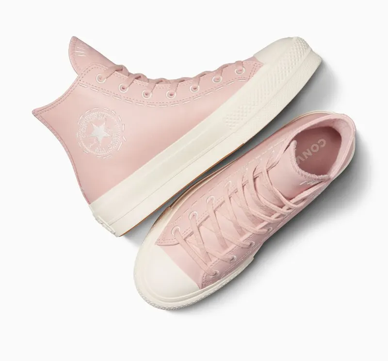 Converse Chuck Taylor All Star Lift Platform Bold Stitch Pink Sage/pink Sage/egret (A07953C)