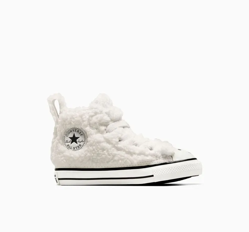 Converse Chuck Taylor All Star Easy On Faux Sherpa Egret/vintage White (A07960C)