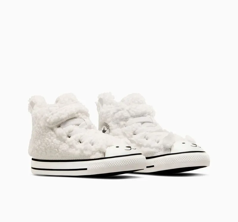 Converse Chuck Taylor All Star Easy On Faux Sherpa Egret/vintage White (A07960C)