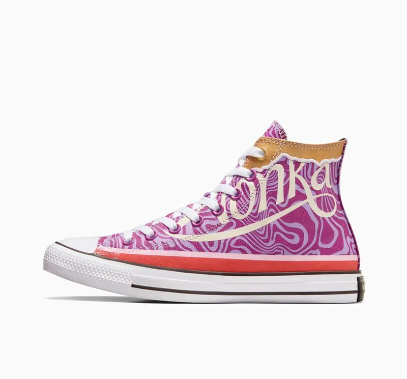 Converse Converse x Wonka Chuck Taylor All Star Swirl Pixel Purple/wit/zwart (A08154C)