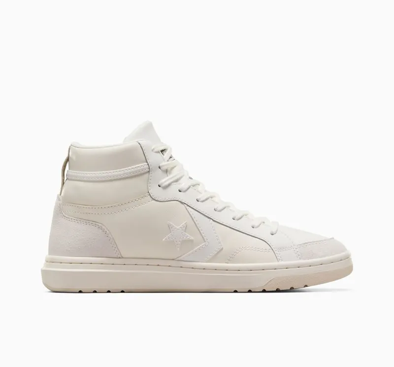 Converse Pro Blaze Classic Leather & Suede Egret/vintage White (A09082C)