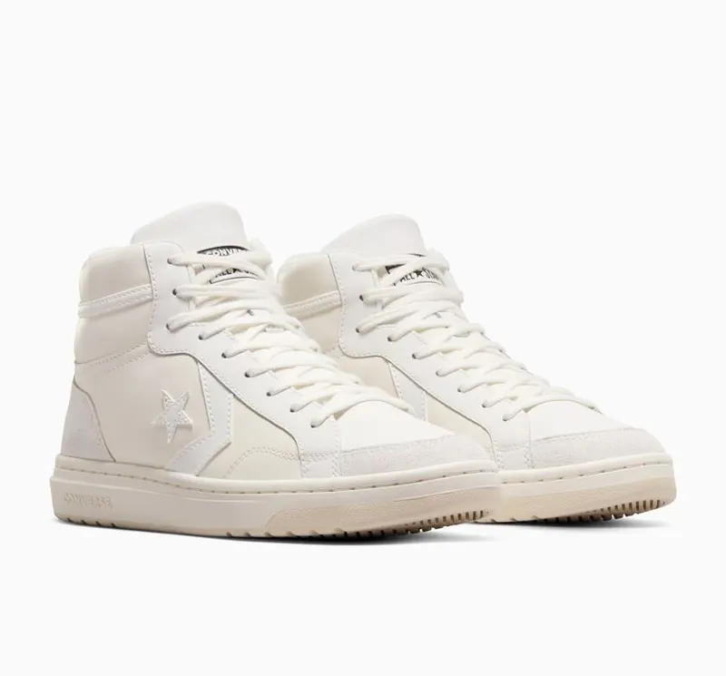 Converse Pro Blaze Classic Leather & Suede Egret/vintage White (A09082C)