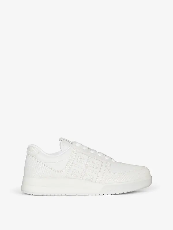Givenchy G4 sneakers in python effect leather (BH007WH1Q8-100)