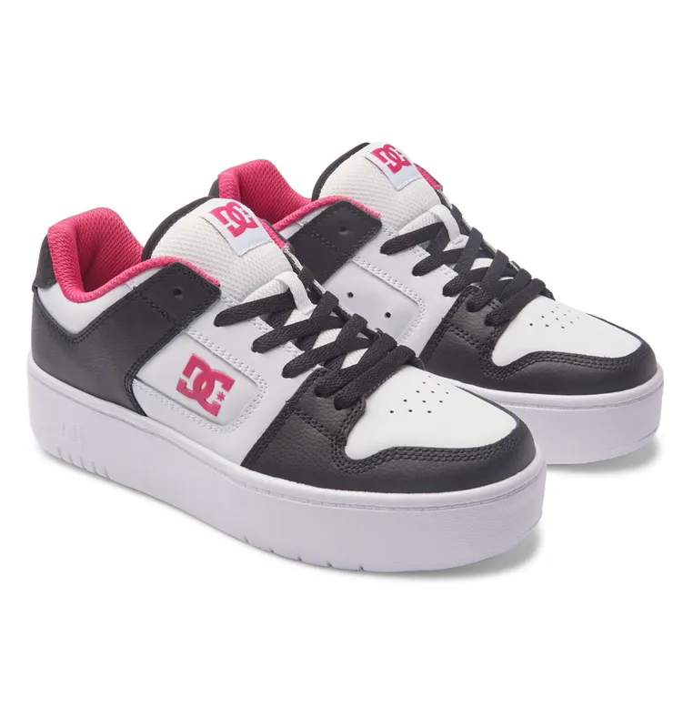 DC Shoes Manteca 4 Platform black/white/pink (ADJS100156-KWP)