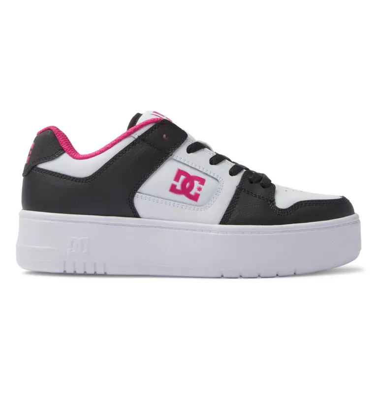 DC Shoes Manteca 4 Platform black/white/pink (ADJS100156-KWP)