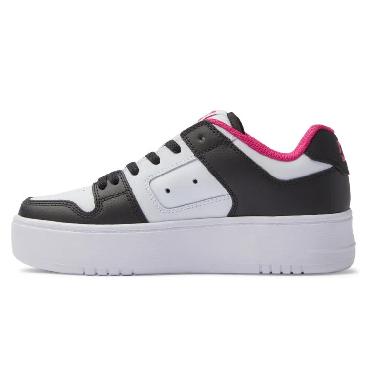 DC Shoes Manteca 4 Platform black/white/pink (ADJS100156-KWP)