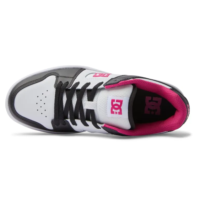 DC Shoes Manteca 4 Platform black/white/pink (ADJS100156-KWP)