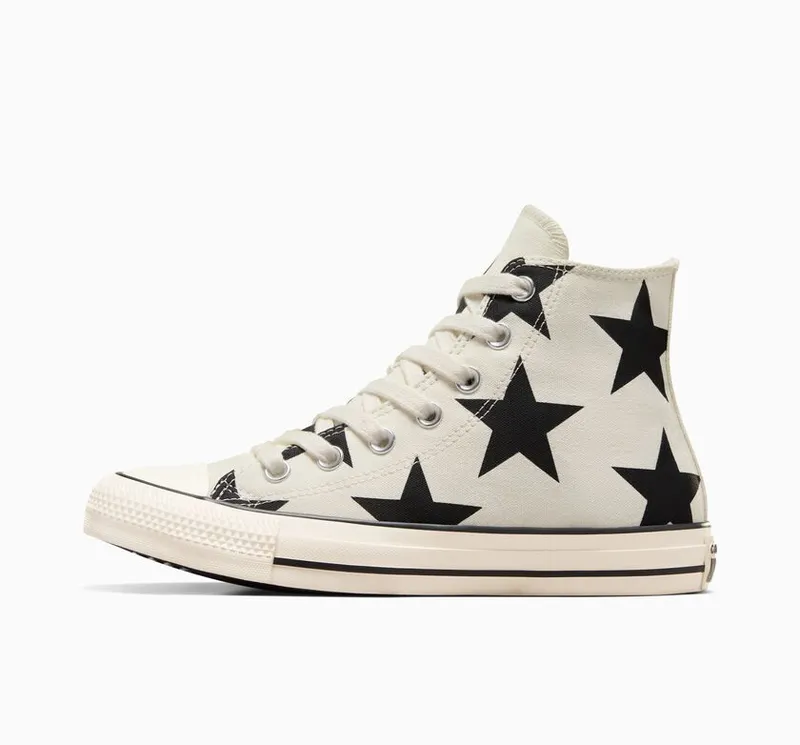 Converse Chuck Taylor All Star Large Stars Egret/zwart/egret (A09898C)