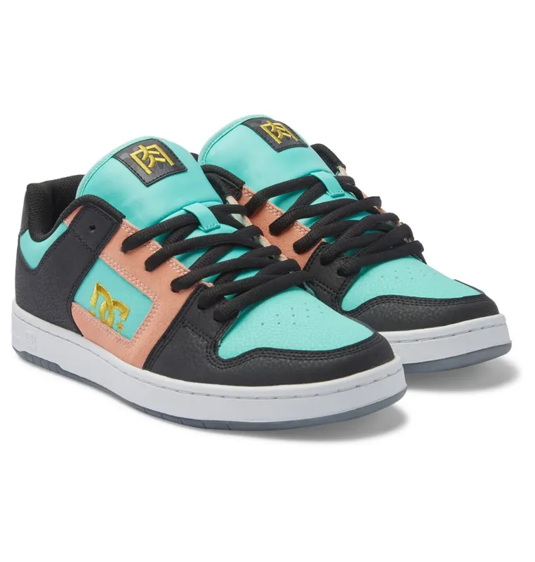 DC Shoes Manteca 4 Atmos black/crazy pink/turquoise 1 (ADYS100772-BPQ1)