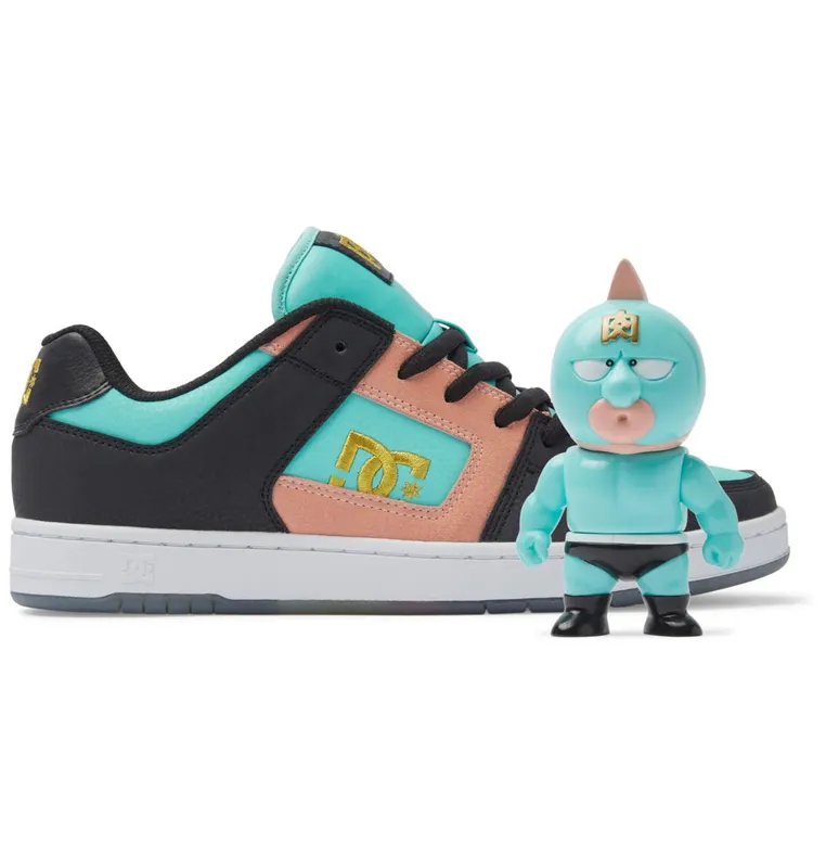DC Shoes Manteca 4 Atmos black/crazy pink/turquoise 1 (ADYS100772-BPQ1)