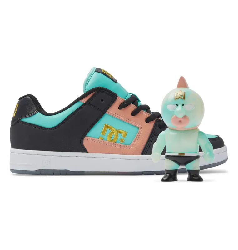 DC Shoes Manteca 4 Atmos black/crazy pink/turquoise 3 (ADYS100772-BPQ3)