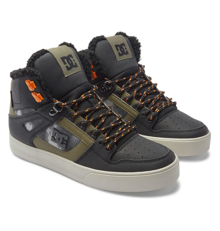 DC Shoes Pure High WNT black/green print (ADYS400047-0BG)