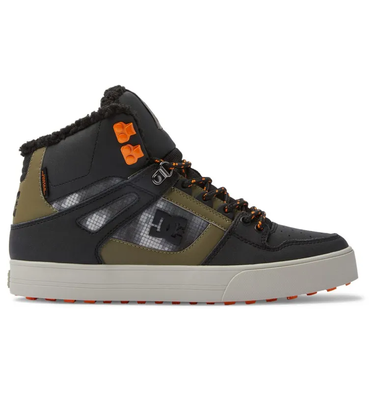 DC Shoes Pure High WNT black/green print (ADYS400047-0BG)