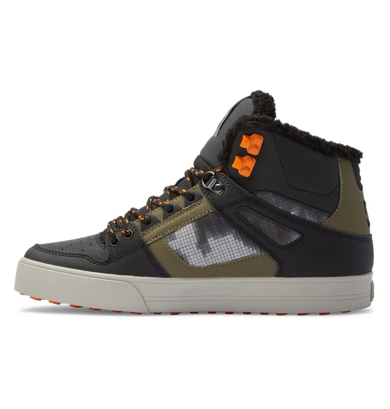 DC Shoes Pure High WNT black/green print (ADYS400047-0BG)