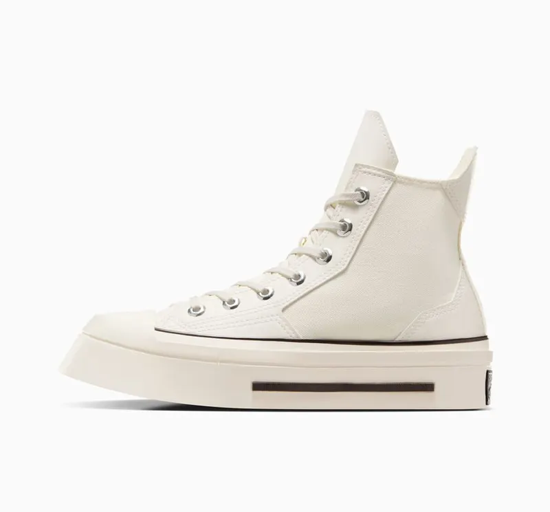 Converse Chuck 70 De Luxe Squared Egret/zwart/egret (A06436C)